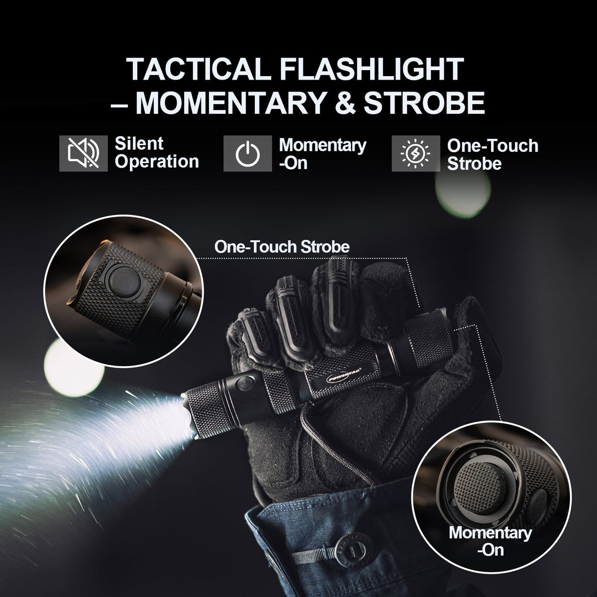 E9R GEN4 - 2,550 Lumen Tactical EDC Flashlight