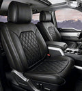 Umbrauto Nappa Leather Seat Covers for Ford F150 SuperCrew & Super Duty Crew Cab