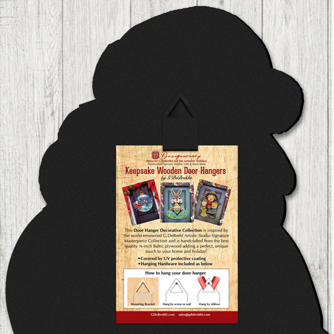 Be Thankful Turkey Sitter Door Decor