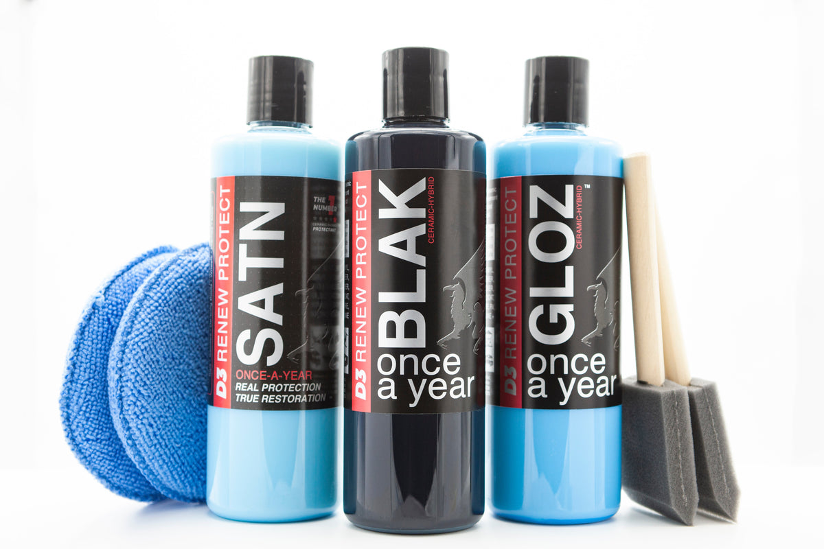 BLAK + GLOZ + SATN Restoration Kit – Home or Shop Set