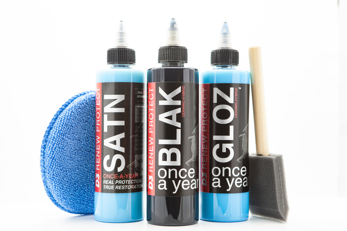 BLAK + GLOZ + SATN Restoration Kit – Home or Shop Set