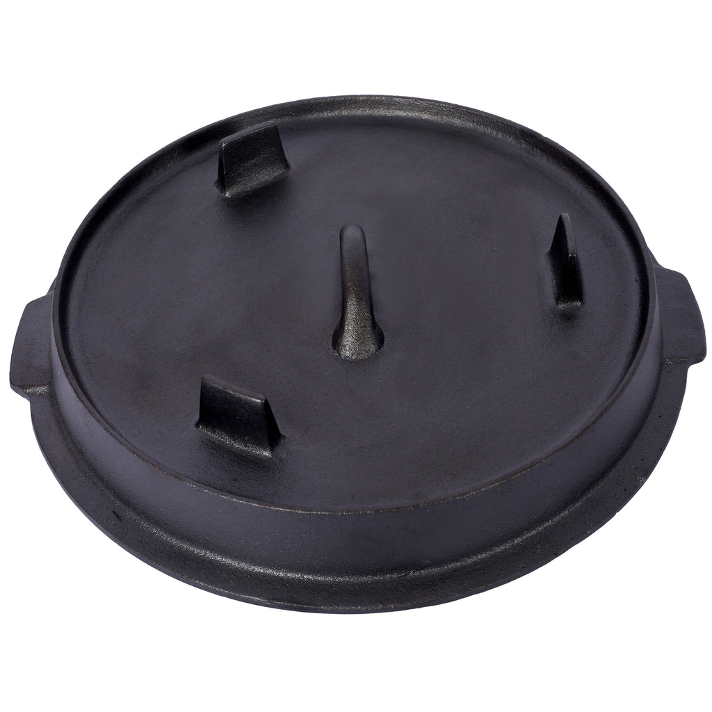 Cast Iron Camp Dutch Oven with Skillet Lid & Legs, 4.5 Qt