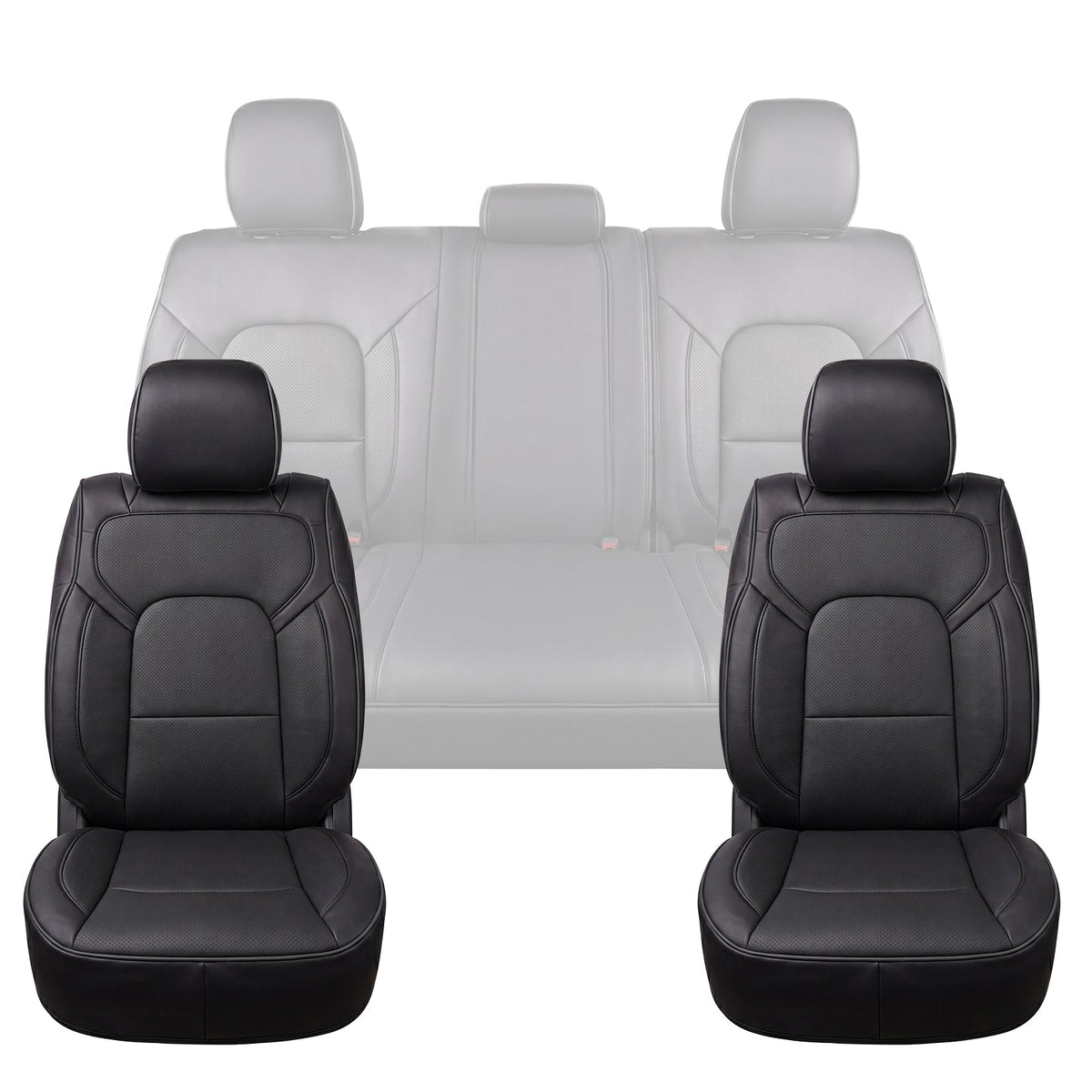 Umbrauto Nappa Leather Seat Covers for Dodge RAM Crew/Quad/Mega Cab (2009–2026)