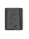Men's leather trifold wallet
