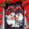 Merry Kissmas! Holiday Door Decor by Jamie Mills-Price - Christmas Decor