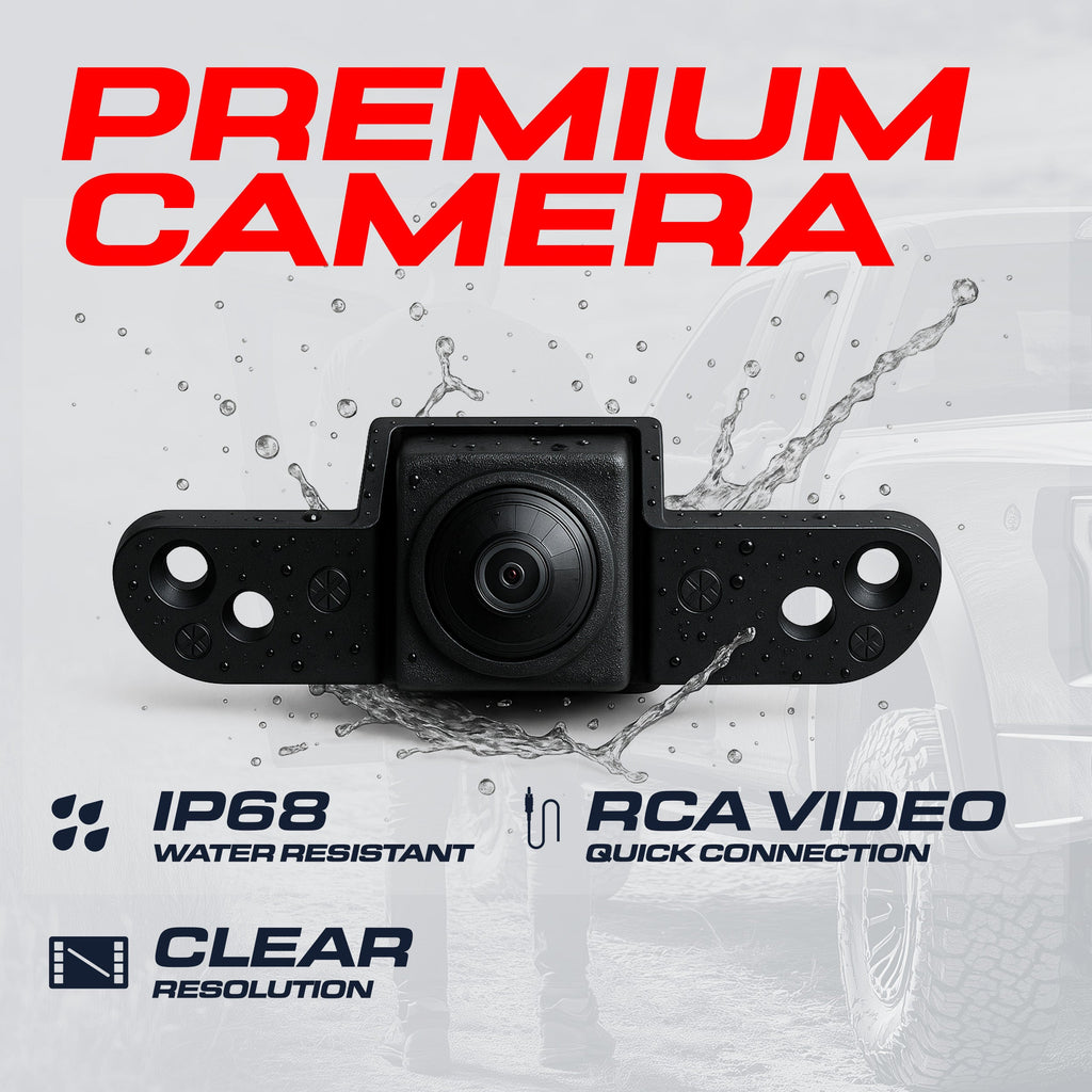 Toyota Tacoma (2005-2015) Black Replacement Tailgate Handle with Backup Camera