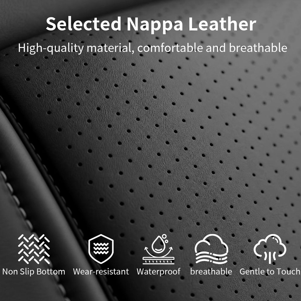 Umbrauto Nappa Leather Seat Covers for Dodge RAM Crew/Quad/Mega Cab (2009–2026)