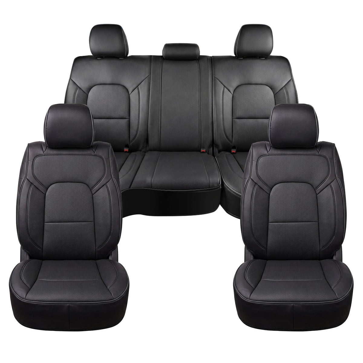 Umbrauto Nappa Leather Seat Covers for Dodge RAM Crew/Quad/Mega Cab (2009–2026)