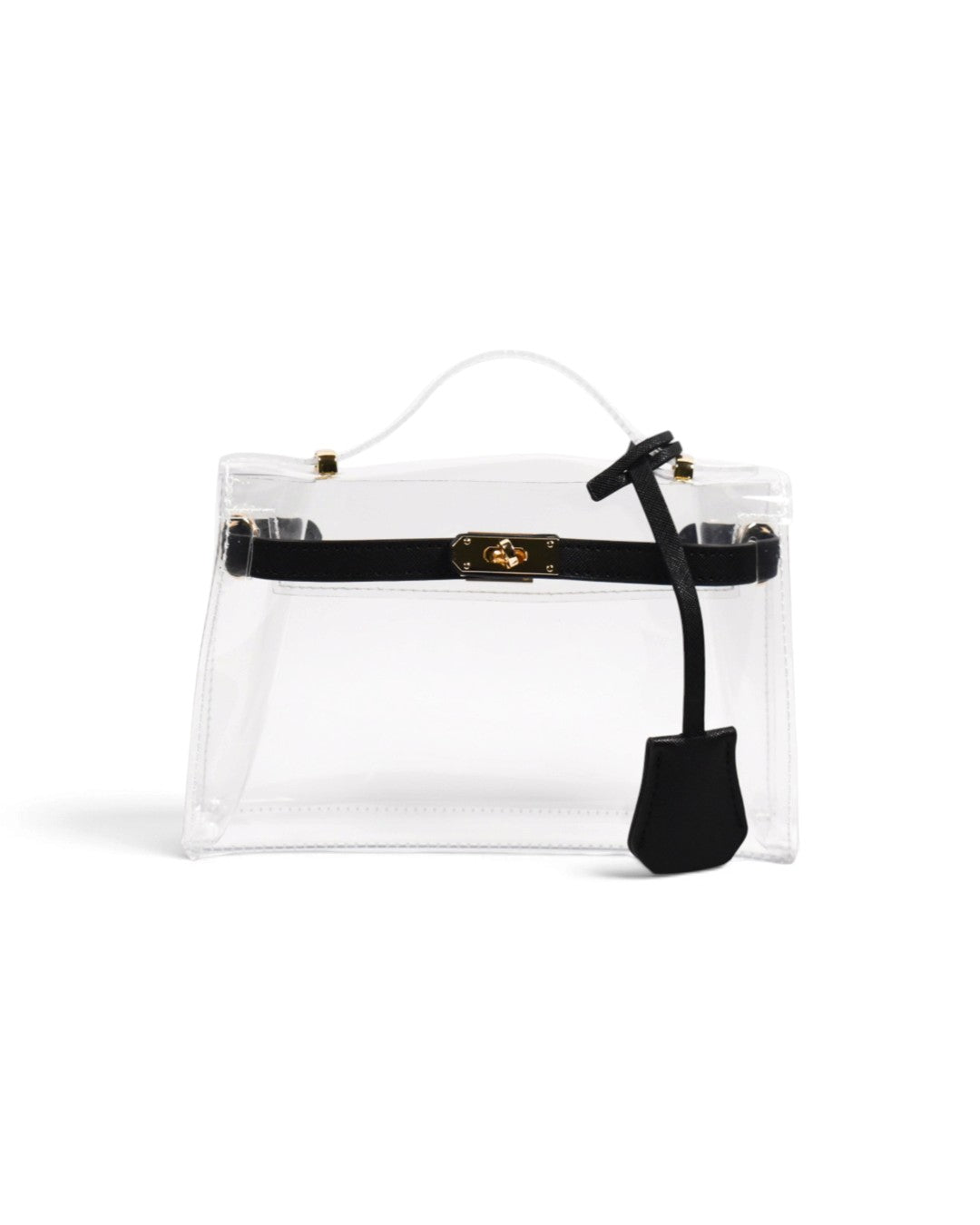 The Mini Andrea Clear Top Handle Bag