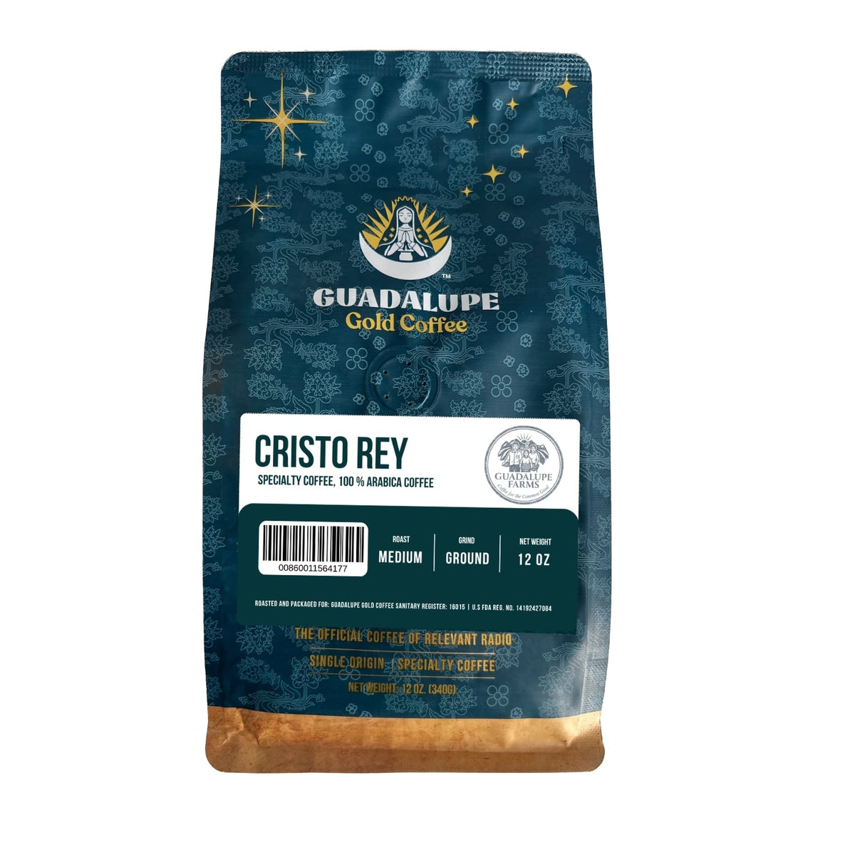 Cristo Rey Coffee, grown at Guadalupe Gold Farm