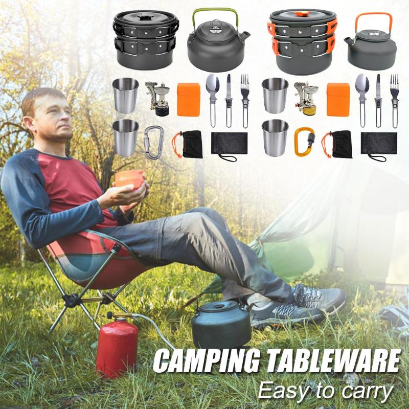 Camping Cookware Kit – Outdoor Cooking Set