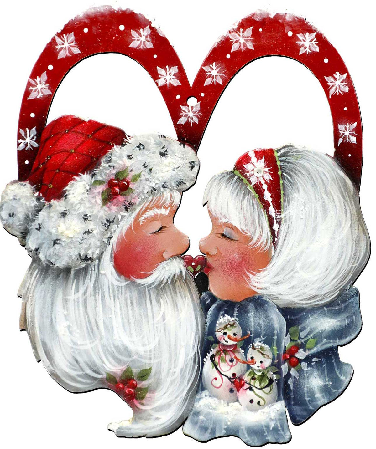 Merry Kissmas! Holiday Door Decor by Jamie Mills-Price - Christmas Decor - 8457514H