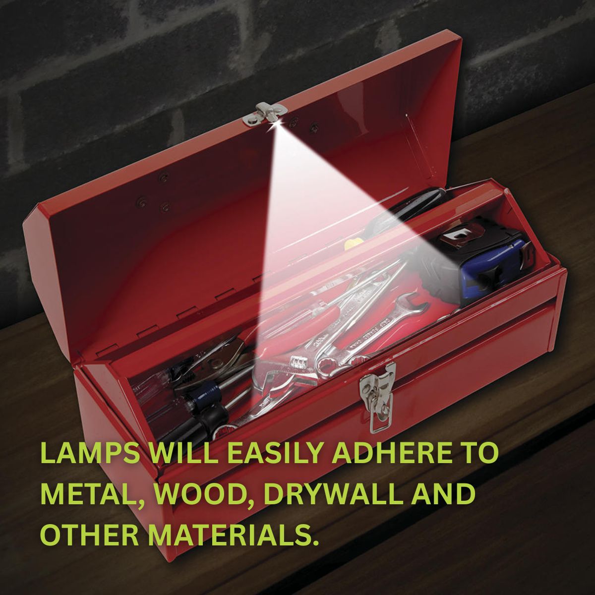 BUTTON LAMP Adhesive LED Utility Lights