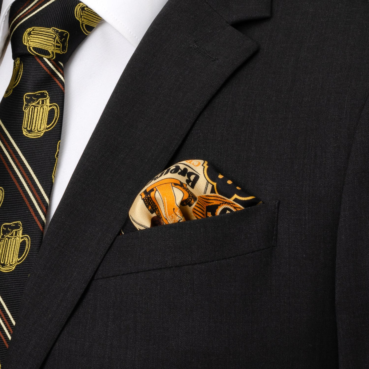 Beer Aficionado Cufflinks & Tie Bar Gift Set