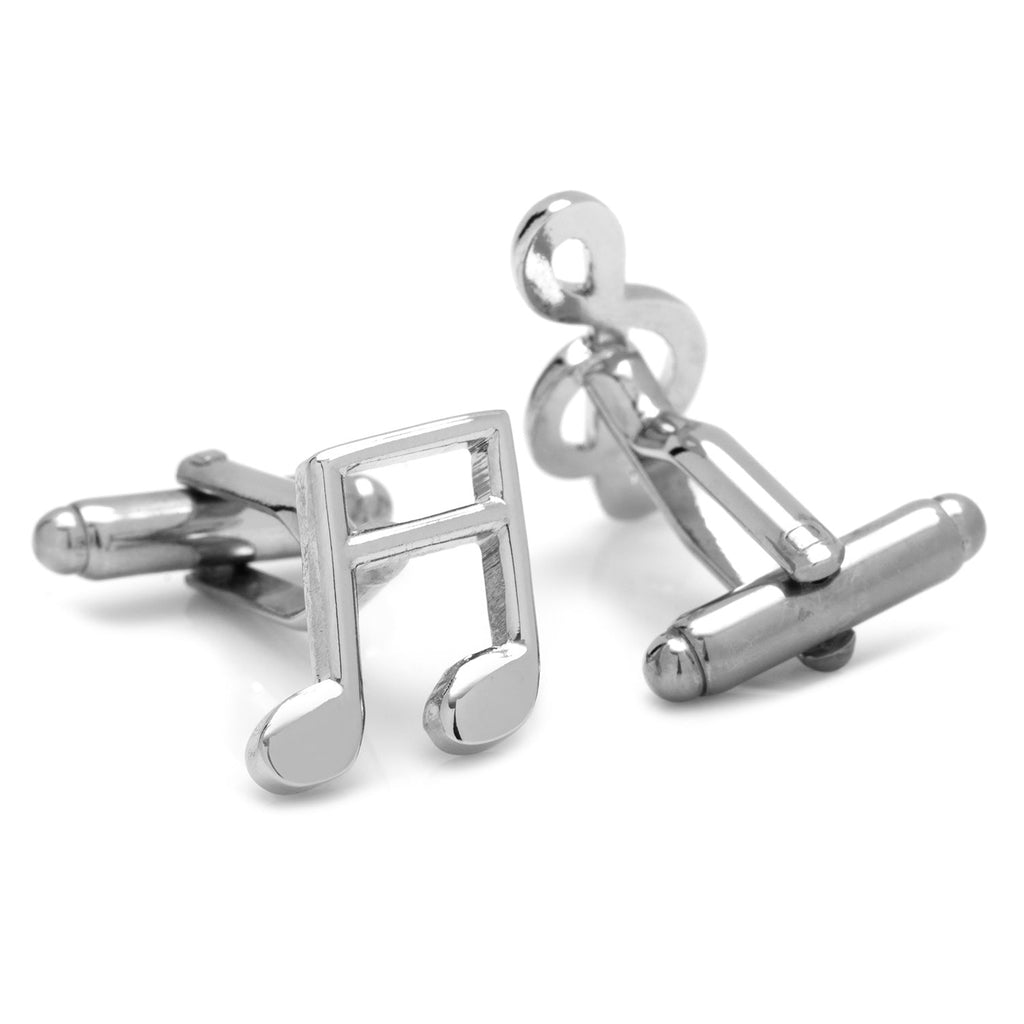 Music Notes Cufflinks & Lapel Pin Gift Set