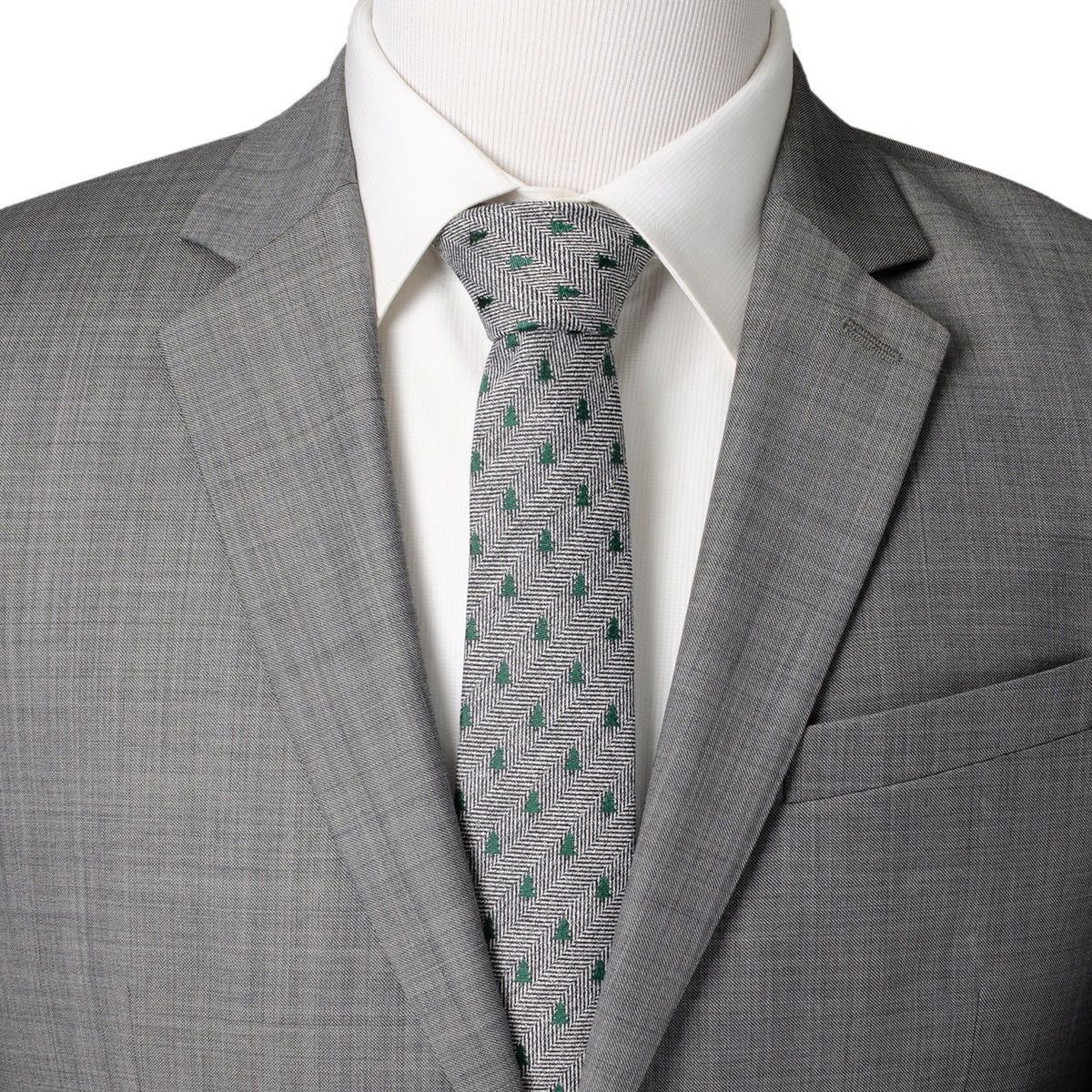 Holiday Tree Tie & Tie Bar Gift Set