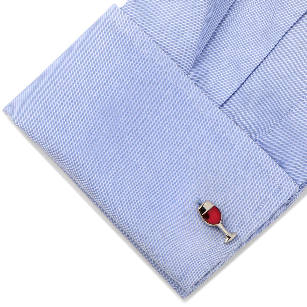 Wine Lover Cufflinks & Tie Bar Gift Set