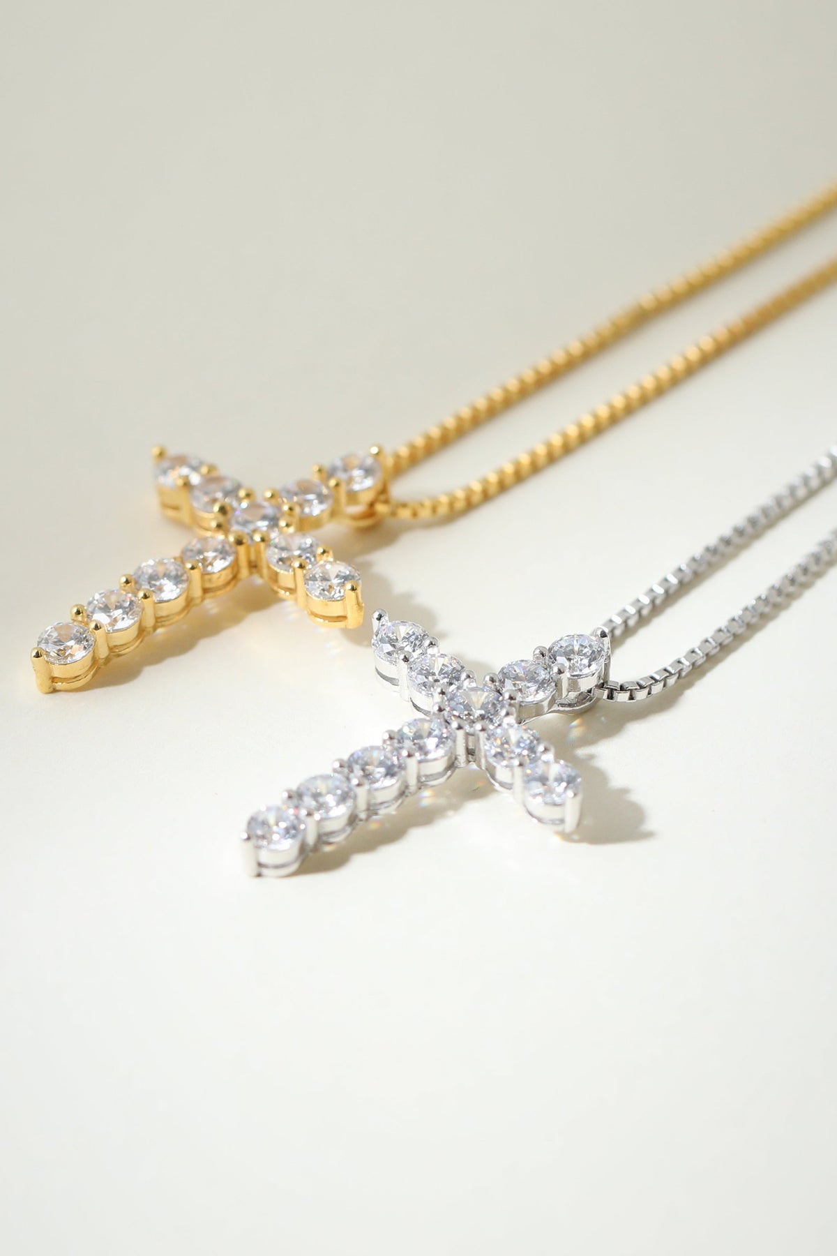 The Bella Pavé Cross Pendant