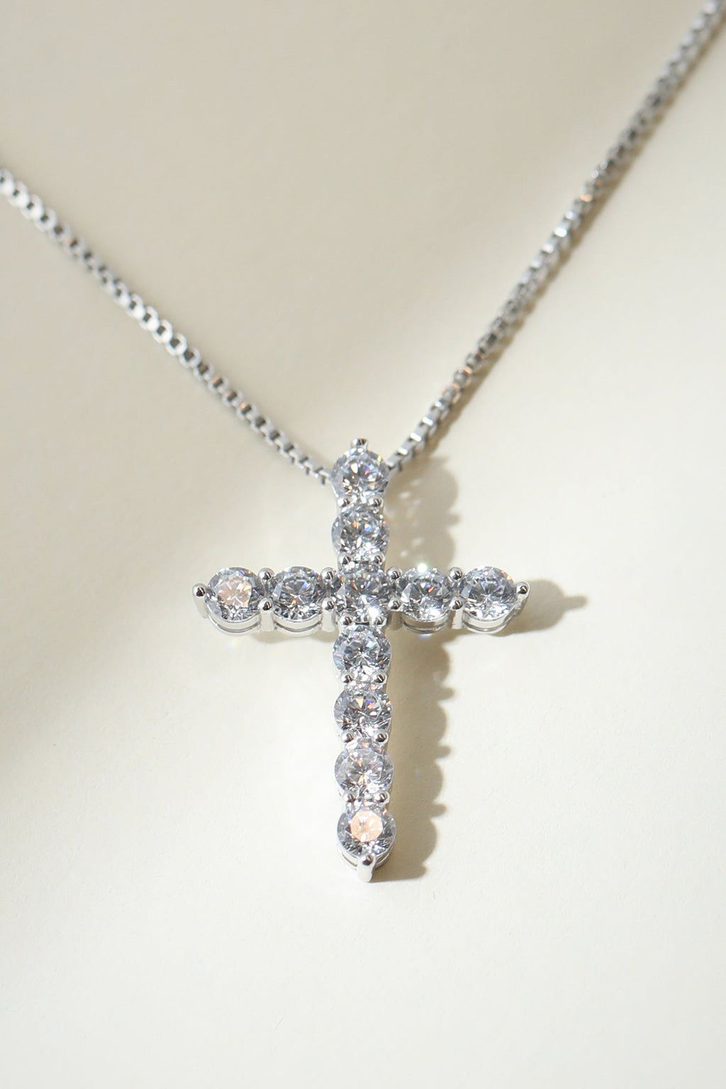 The Bella Pavé Cross Pendant