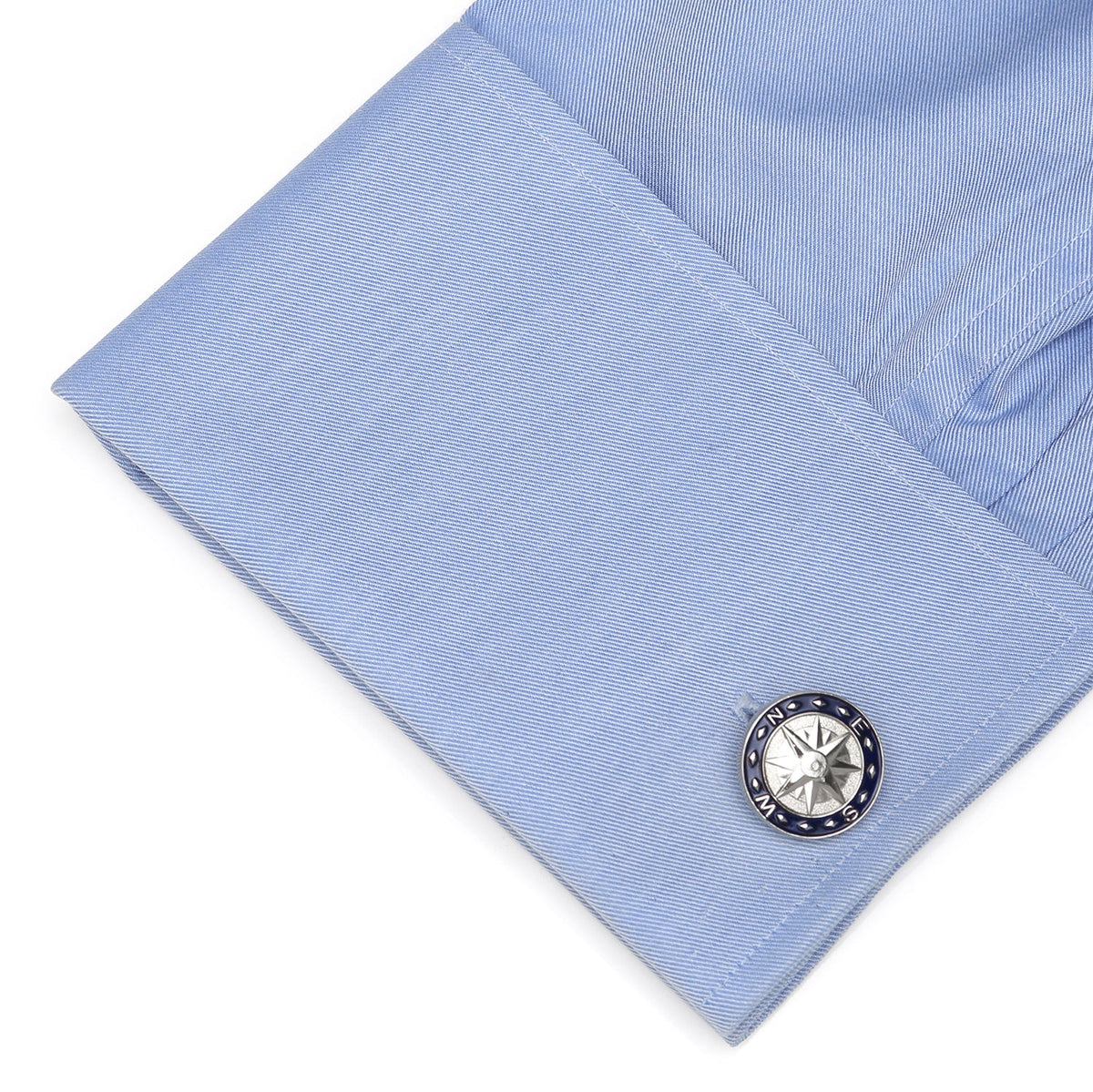 Compass Cufflinks & Tie Bar Gift Set