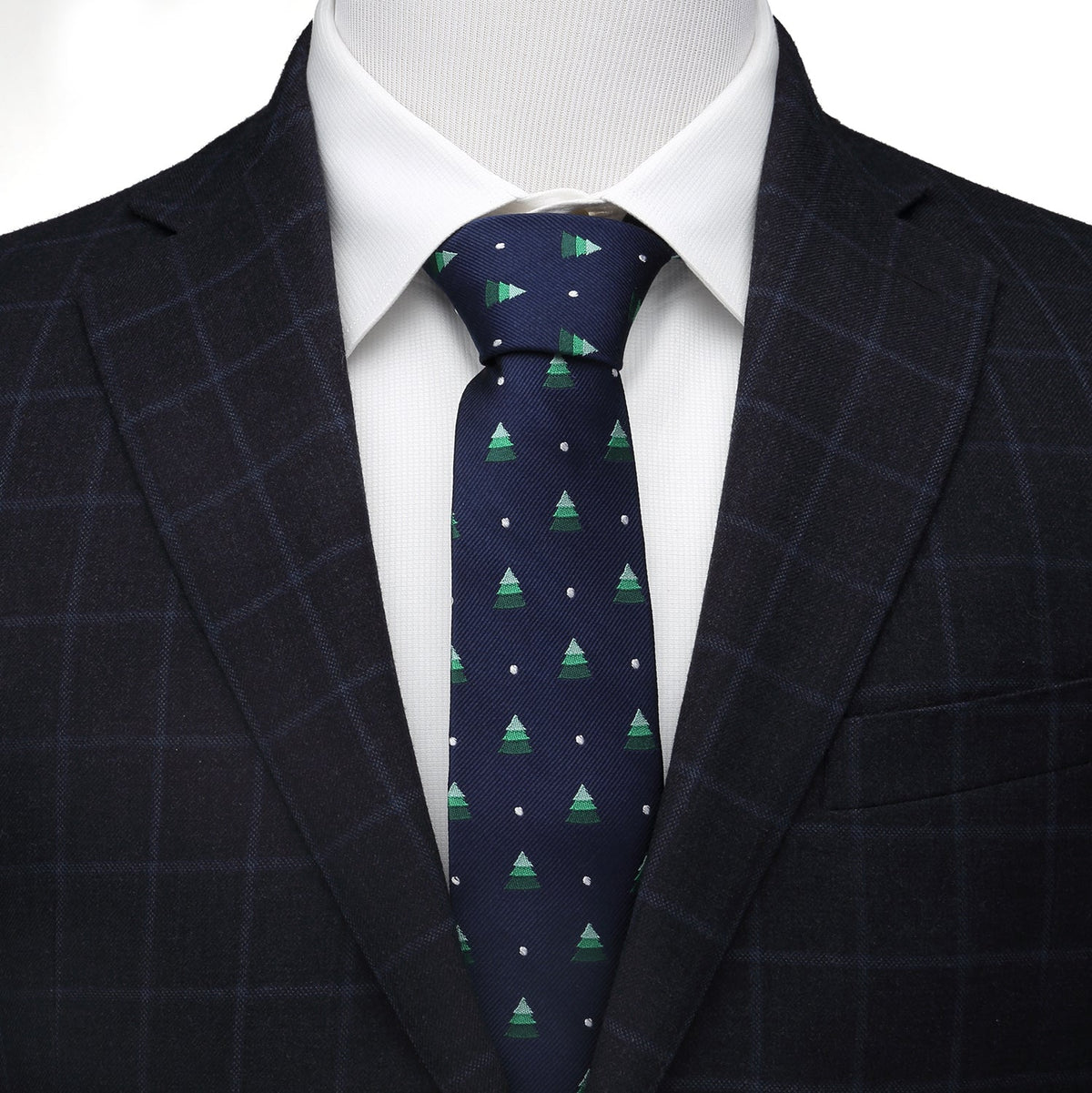Holiday Tree Silk Tie & Socks Gift Set