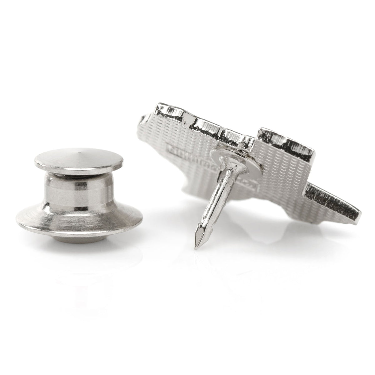 Silver Texas Cufflinks & Lapel Pin Gift Set