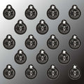 BUTTON LAMP Adhesive LED Utility Lights