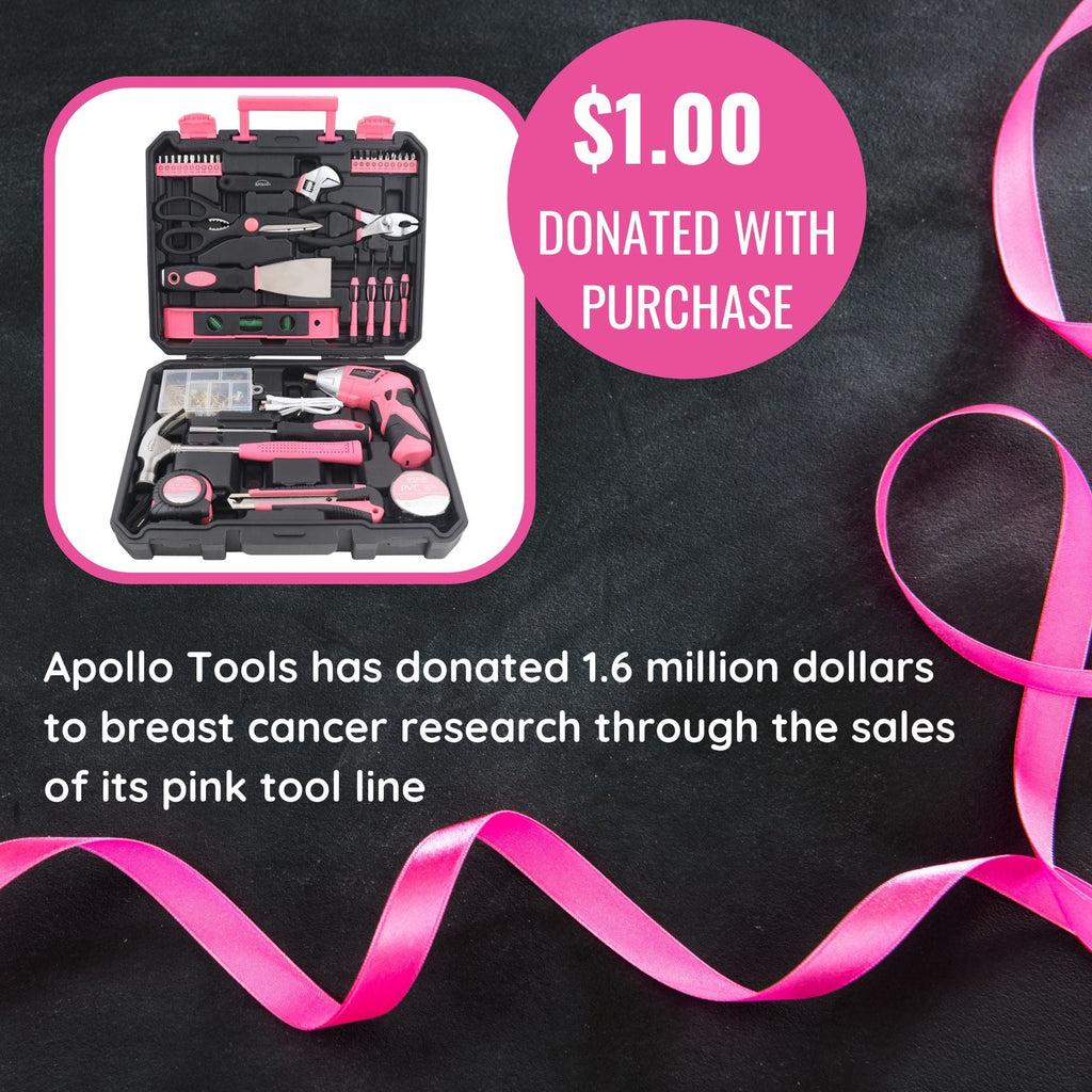 135-Piece Pink Tool Set with 3.6V Cordless Screwdriver (DT0774P)
