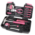 Apollo Tools 39 Piece General Tool Set Pink