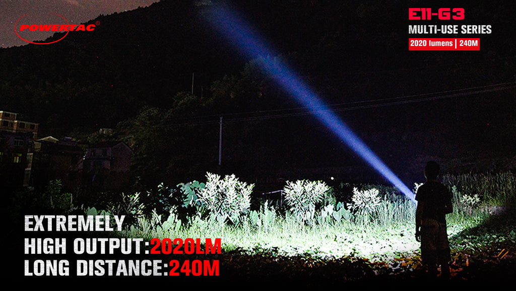 E11-Gen3 2,020 Lumen Rechargeable EDC Flashlight