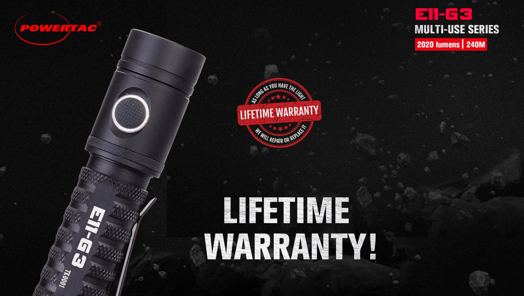 E11-Gen3 2,020 Lumen Rechargeable EDC Flashlight