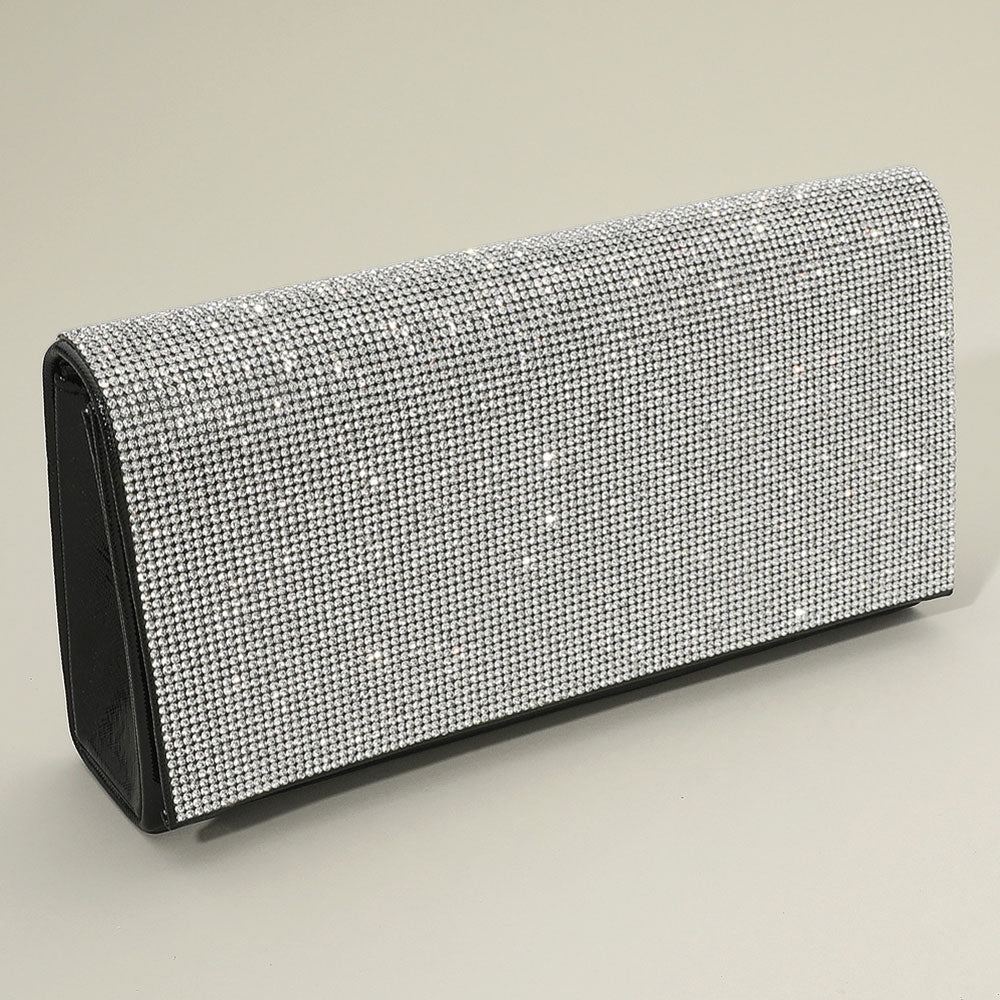 Bling Studded Evening Clutch Bag / Crossbody Bag