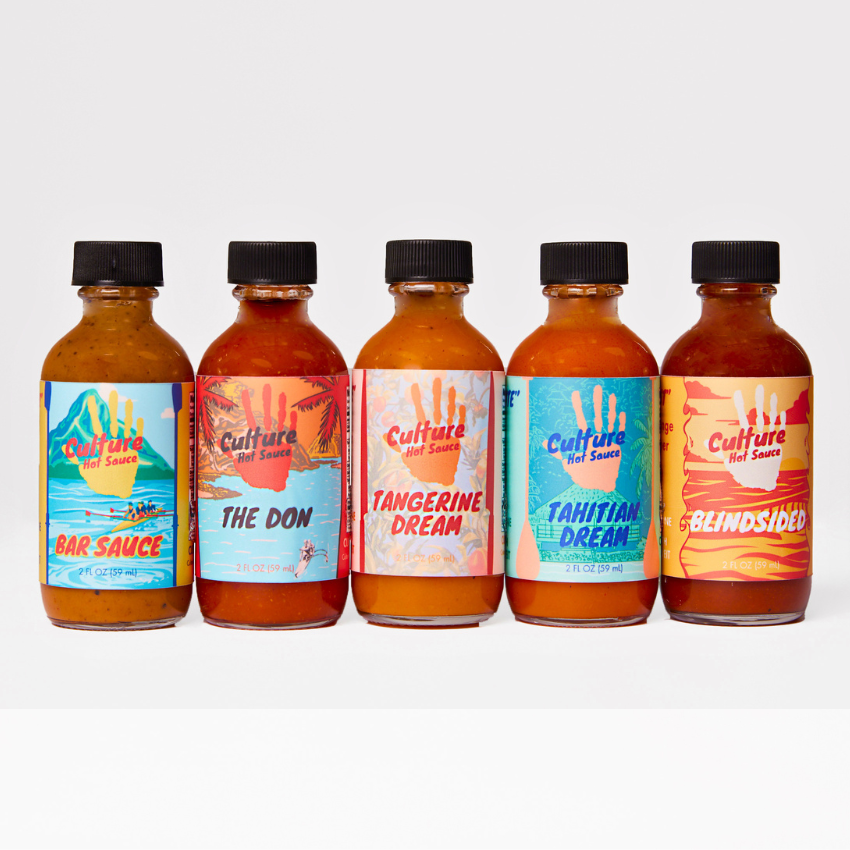 Hot Sauce Gift Sampler, 5 Bestsellers