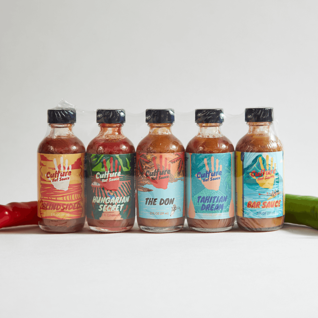 Hot Sauce Gift Sampler, 5 Bestsellers