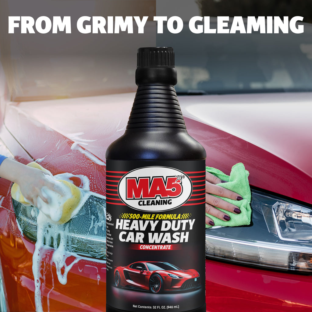 MA5X Concentrated Car Wash Soap: High Foam, Streak-Free