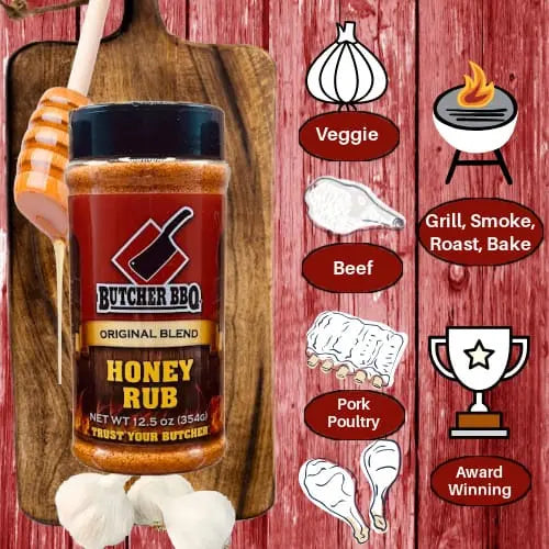 Honey Rub BBQ Seasoning "The Original" Dry Rub Spice | 6 Flavors to Choose