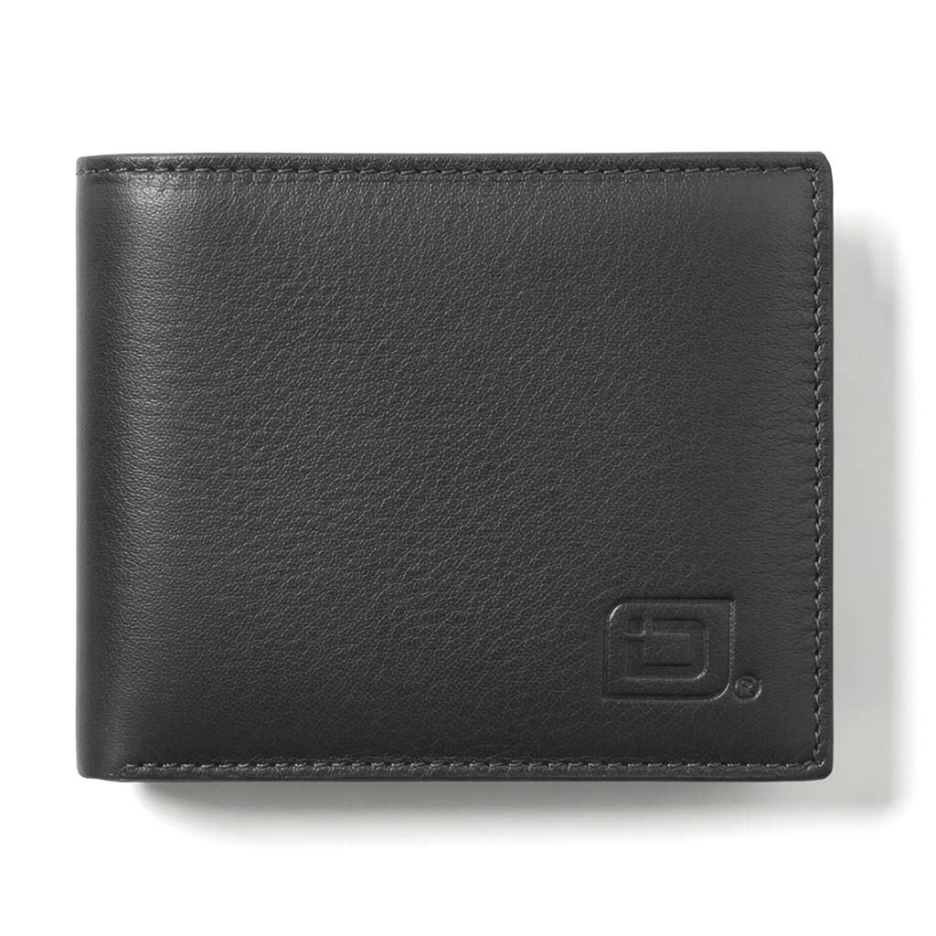 Men's RFID Leather Bifold Wallet - 10 Slots
