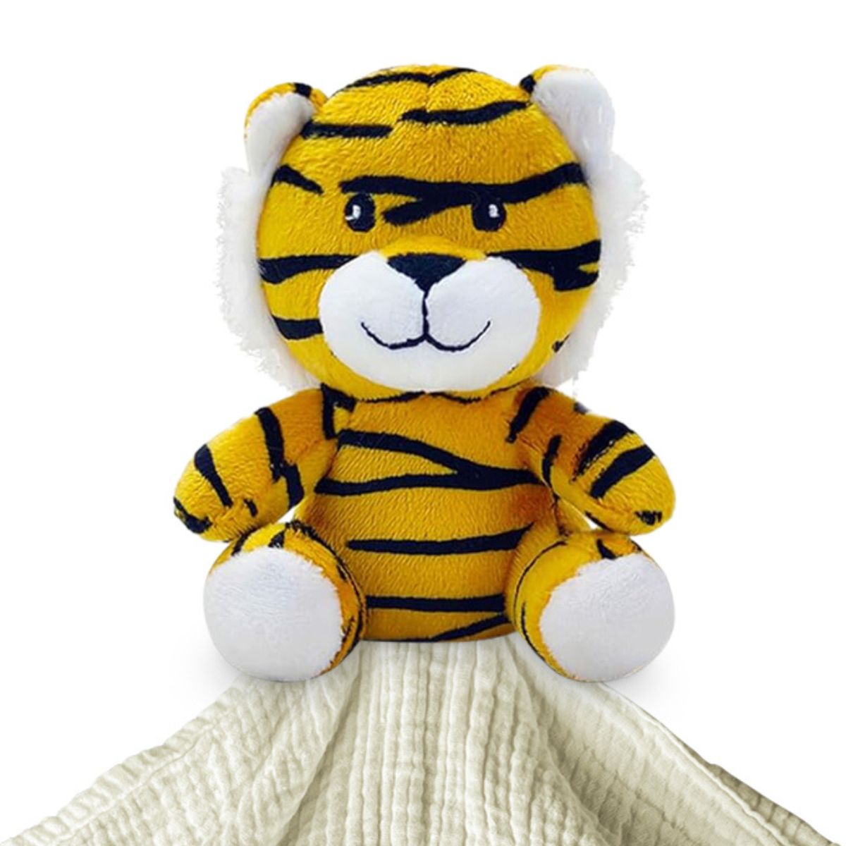 Me Lovey™ - Tiger Lovey Security Blanket
