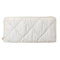 Shiny Faux Leather Padded Wallet with Wristlet