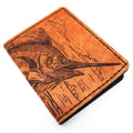 Handcrafted Leather Original Mens Wallet - Blue Marlin