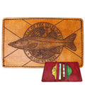 Handcrafted Leather Wallet - Florida Flag Snook