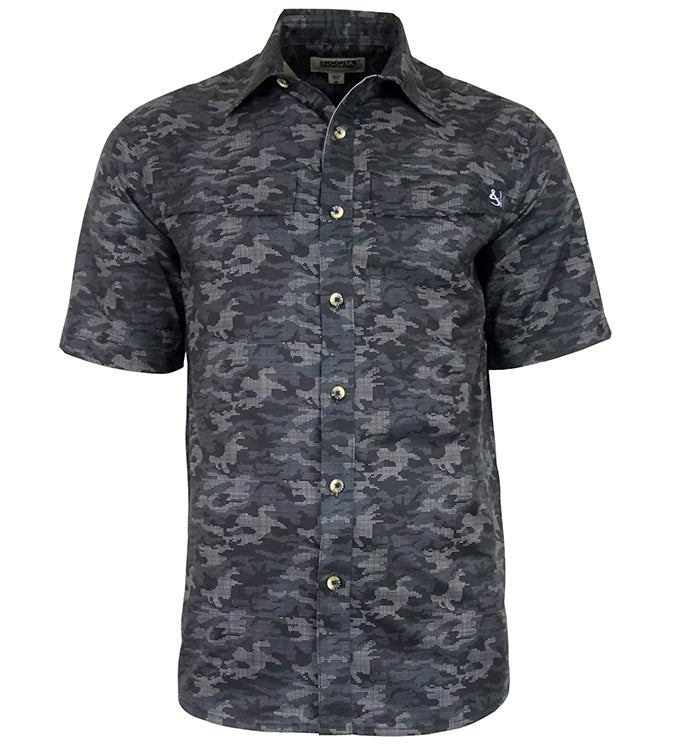 Men's Dot Camo UV Vented Fishing Shirt