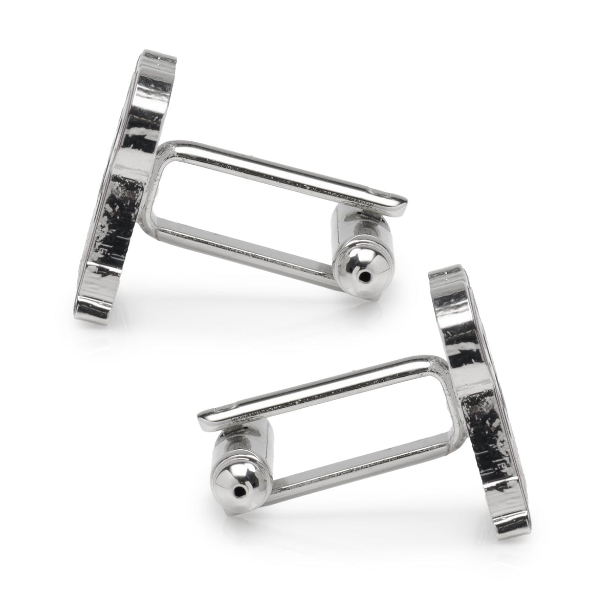 Alabama elephant mascot cufflinks, alternate view