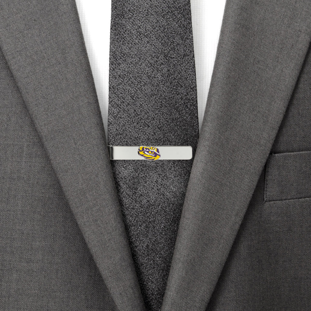 NCAA LSU Tiger's Eye Tie Bar