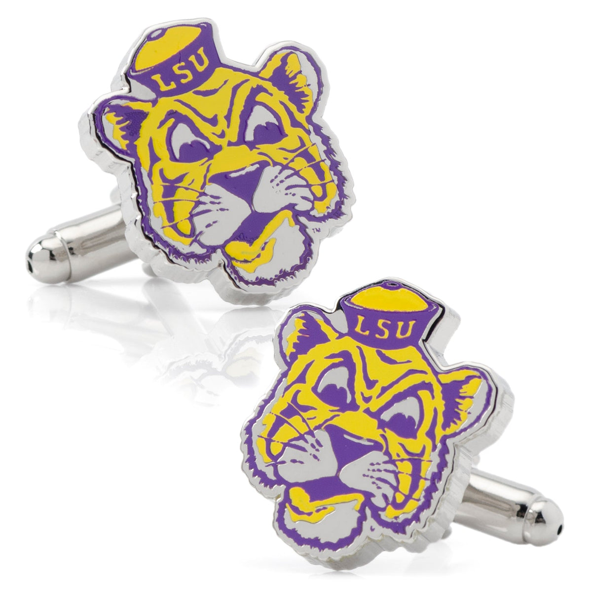 NCAA LSU Tigers Throwback Cufflinks