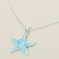 Women's Starfish Charm Pendant Necklace