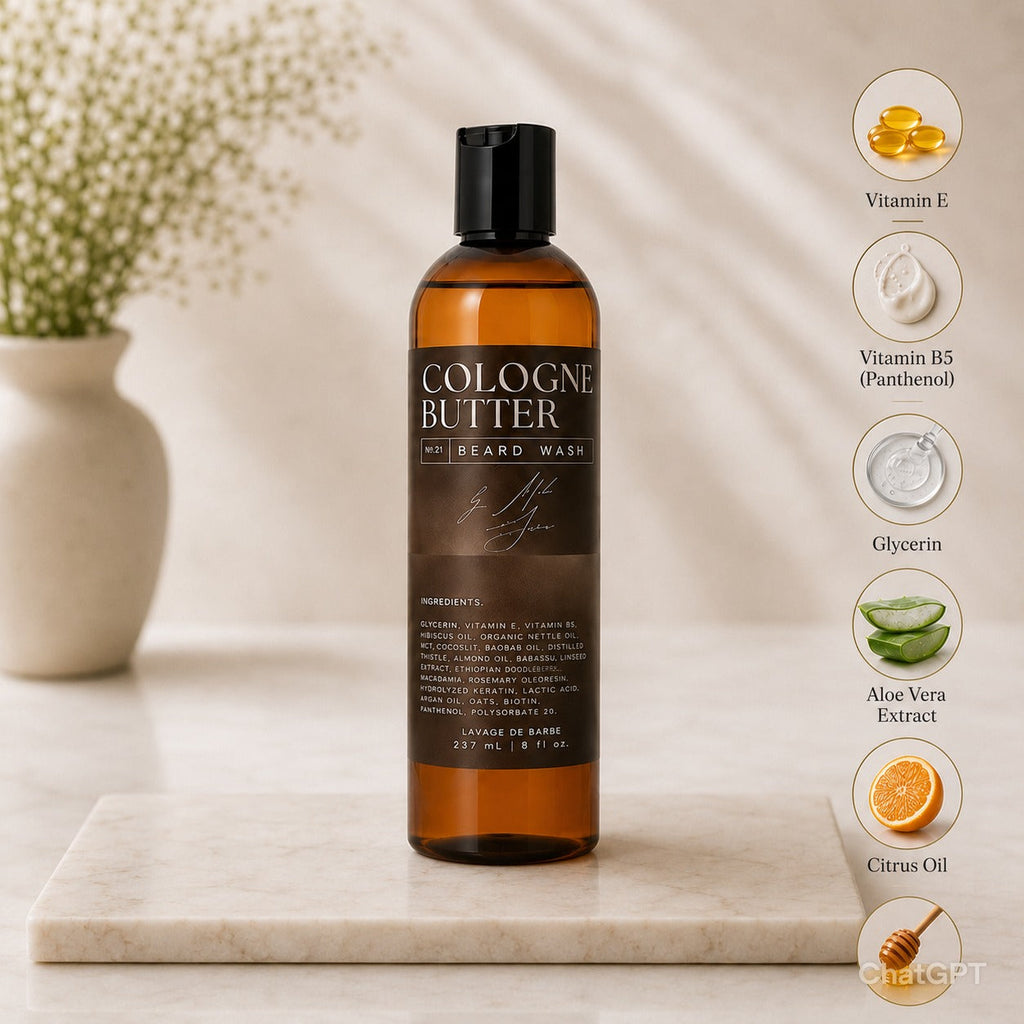 Cologne Butter Unscented Beard Wash for Men