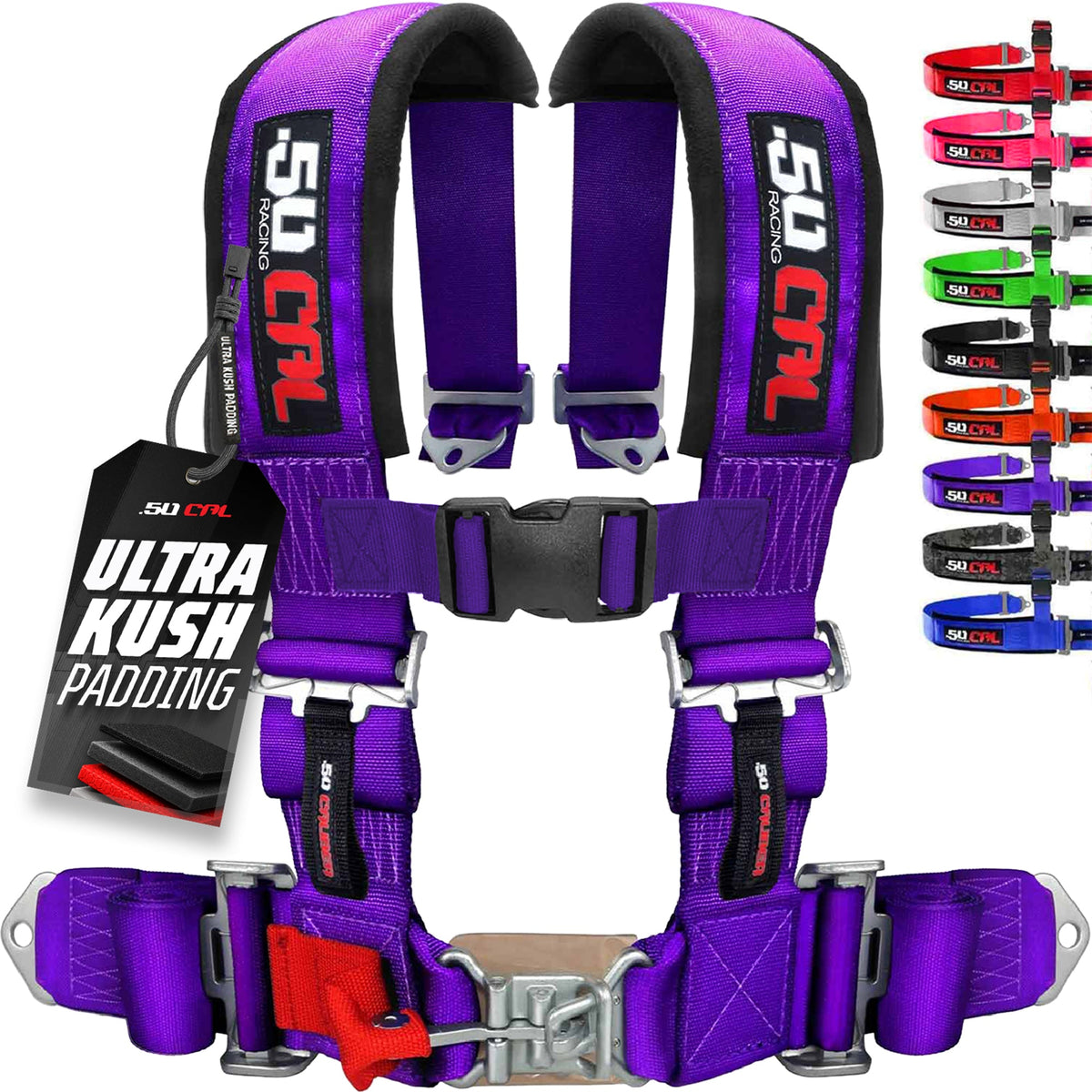 Pro Series 3" 4 point Harness Seat Belt 50 Caliber Racing