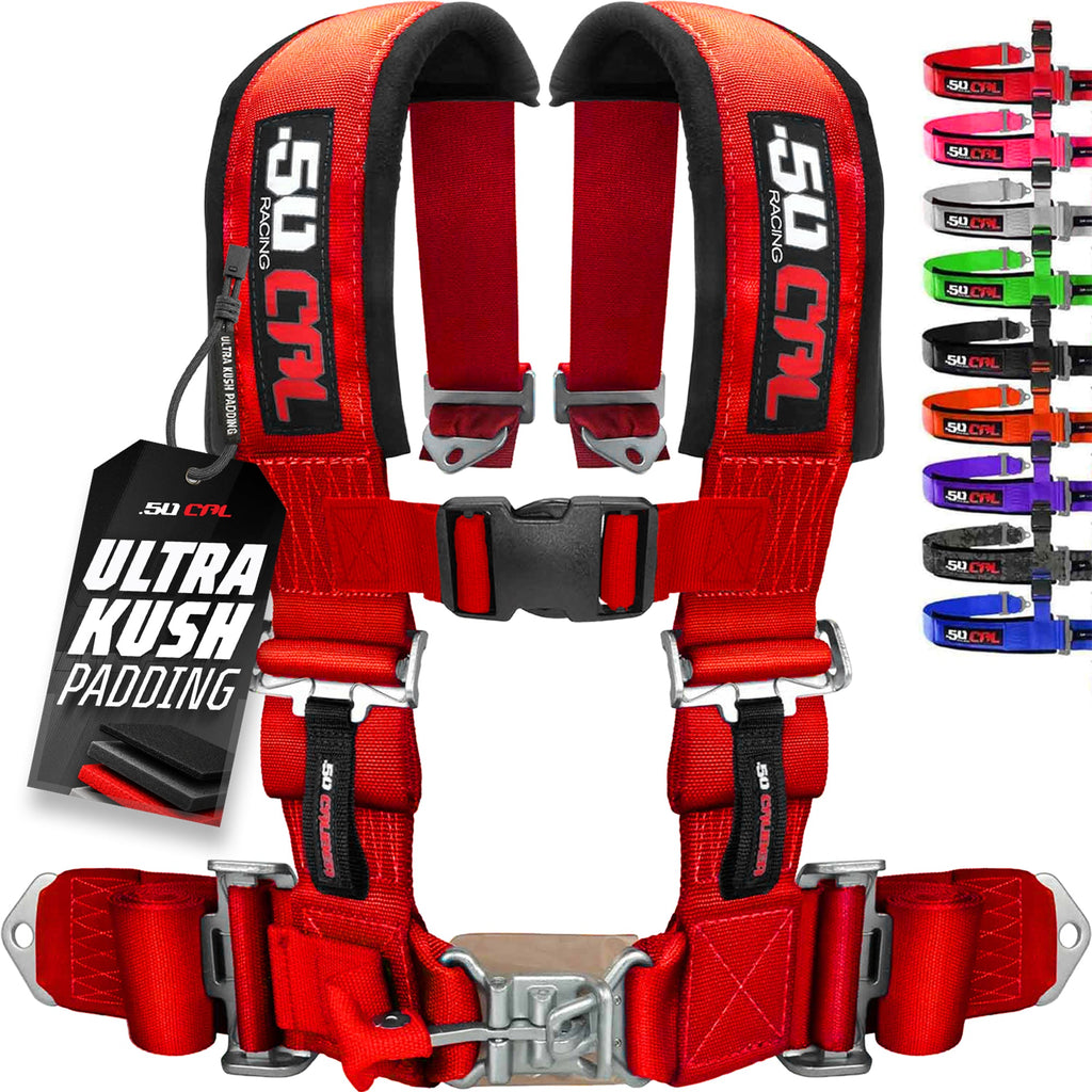 Pro Series 3" 4 Point Harness Seat Belt 50 Caliber Racing