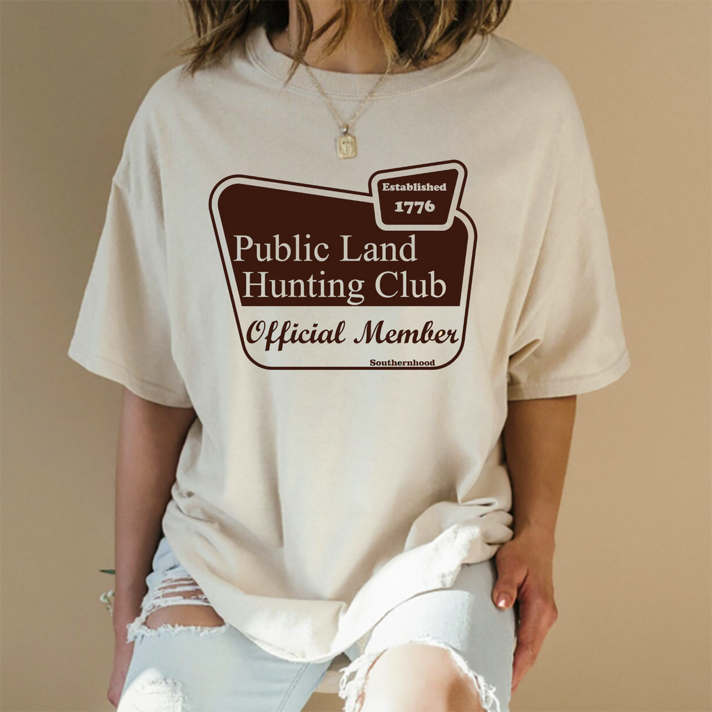 Public Land Hunting Club T-Shirt – Sage Green